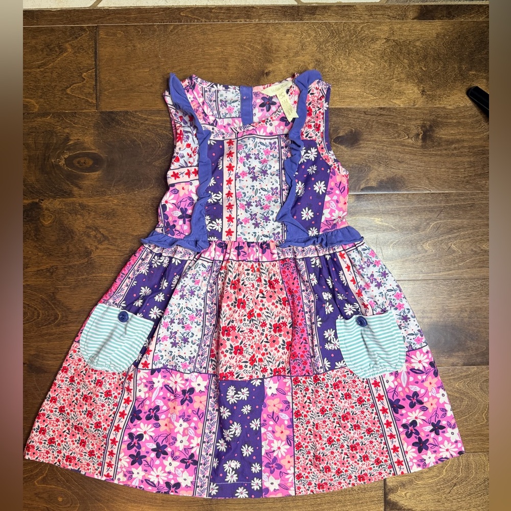 Girls Matilda Jane Pottery Class dress size 6 EUC